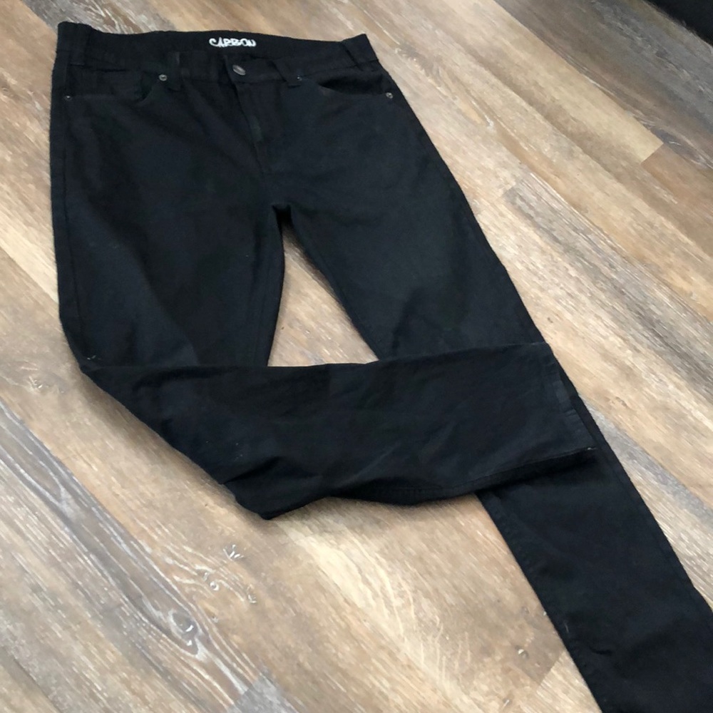 Black  Skinny 32 x32 Carbon Jeans  /  khakis